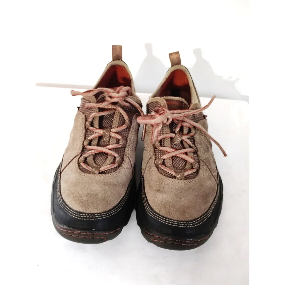 Merrell Mimosa Glee Tan Suede Sneakers Trail Comfy Athletic Shoes Women 10**